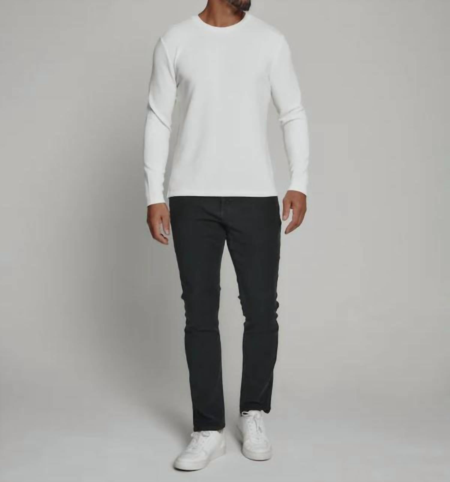 7Diamonds Men's Rev Long Sleeve Tee in natural - men's long sleeve top