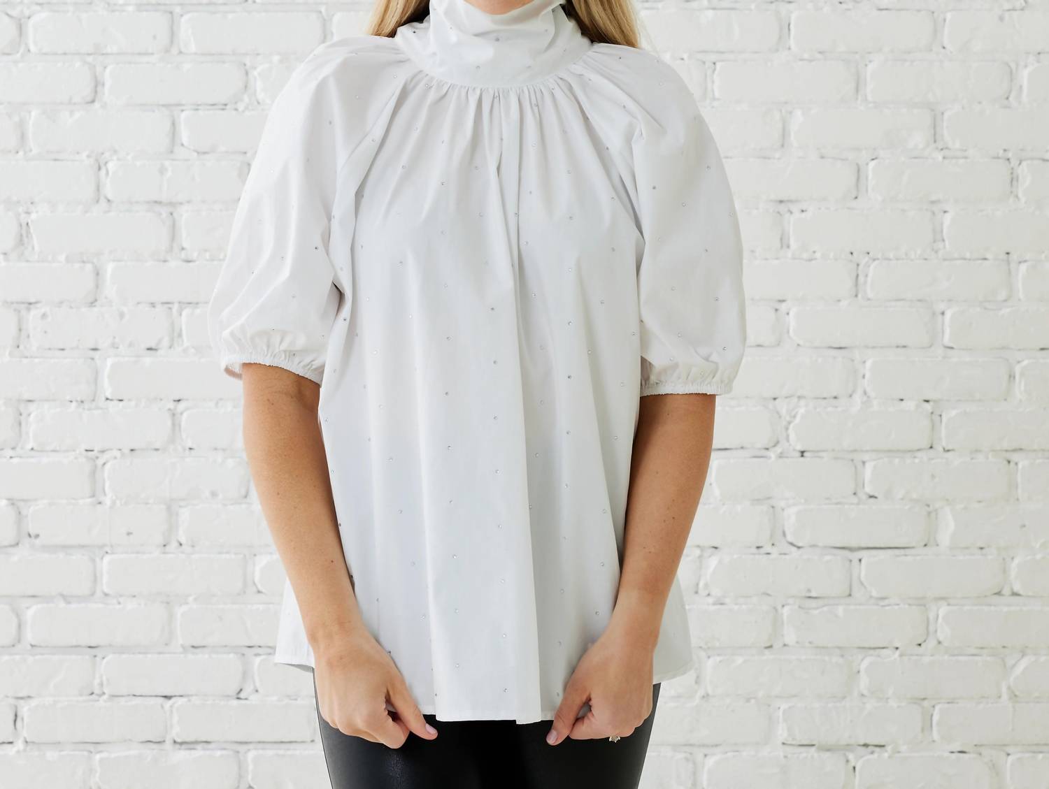 Caryn Lawn - Ryan Bow Sparkle Top