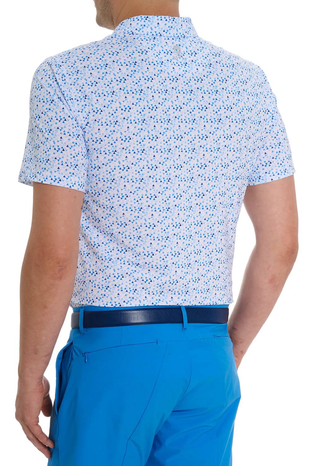 Robert Graham - Calder Geo Print Performance Golf Polo