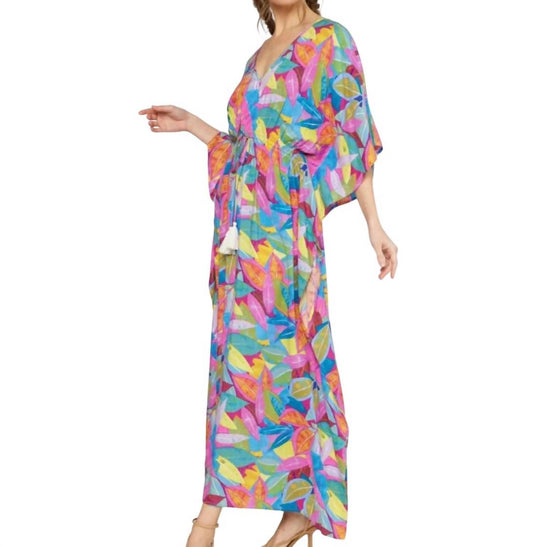 Entro - Tropical Print Maxi Dress