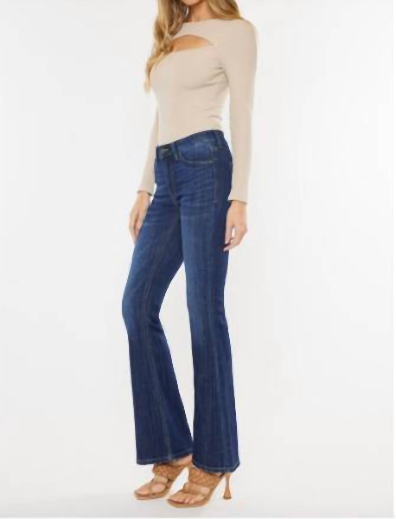 Kancan - Ashley Mid Rise Flare Jeans