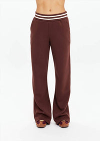 THE UPSIDE Toluca High Rise Wide Leg Pant in brown - women's pants