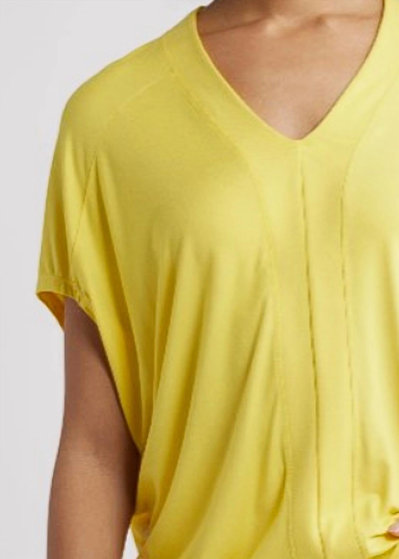 Apny - Oversized Short Sleeve Tee Top