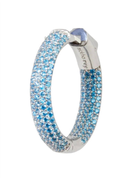 Nickho Rey - Women's Mini Tire Hoop Earrings