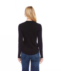 Karen Kane - Ribbed Crewneck Sweater