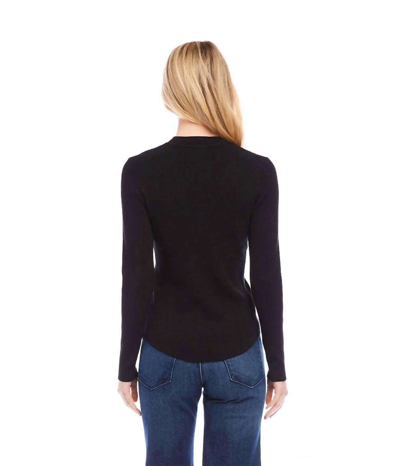 Karen Kane - Ribbed Crewneck Sweater