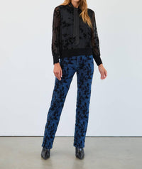 Fdj - Flocked Mesh Sweatshirt