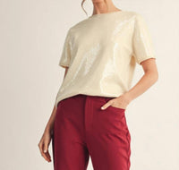 Jodifl - All over Mini Sequin Top