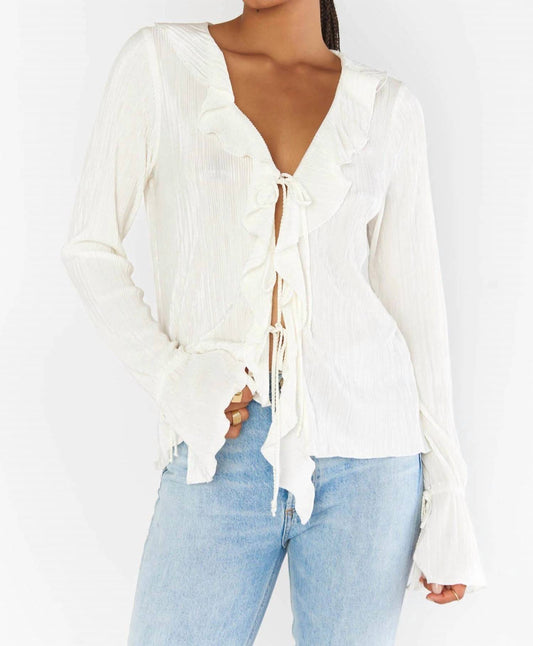 Adela Ruffle Top