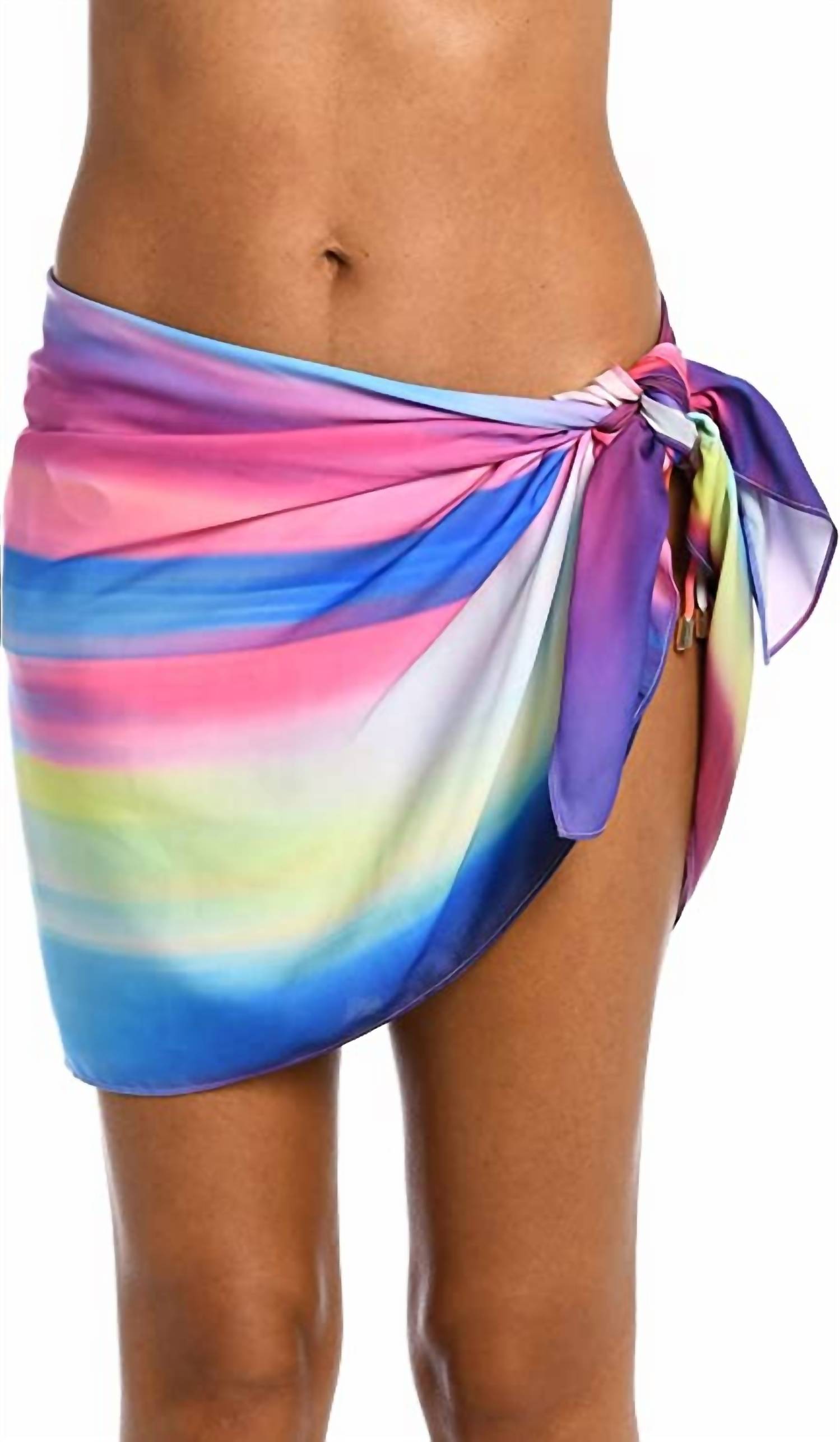 La Blanca - Sunset Shores Short Pareo Swim Wrap Cover-Up