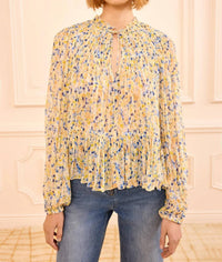 Ulla Johnson - Leandra Long Sleeve Silk Blouse