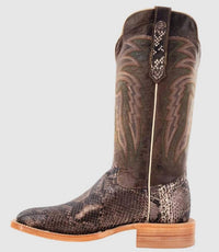 R Watson Boots - Men's Rustic Python Belly Exotic Boot