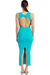 Emory Park - Open Back Knit Maxi Dress