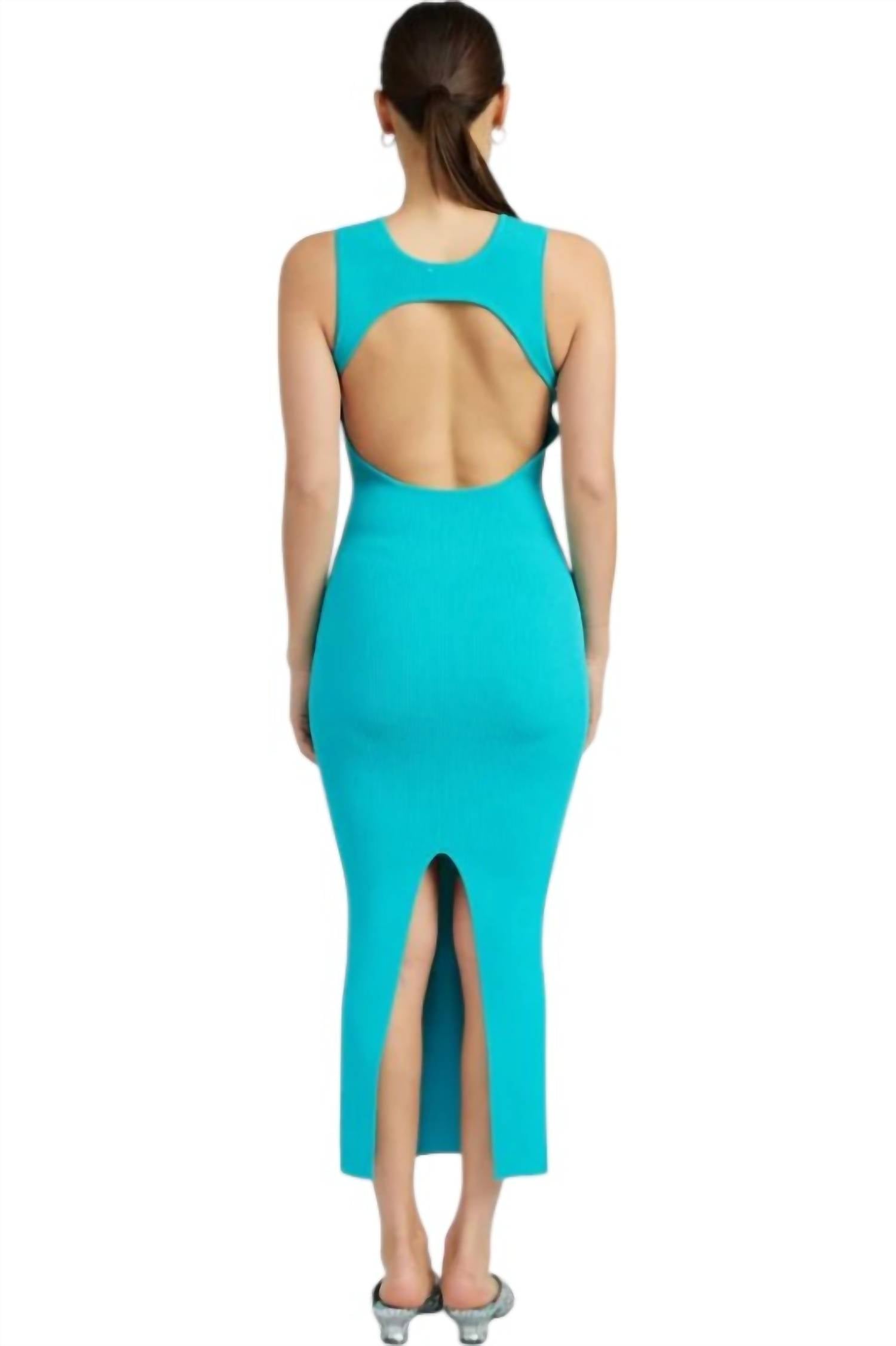 Emory Park - Open Back Knit Maxi Dress
