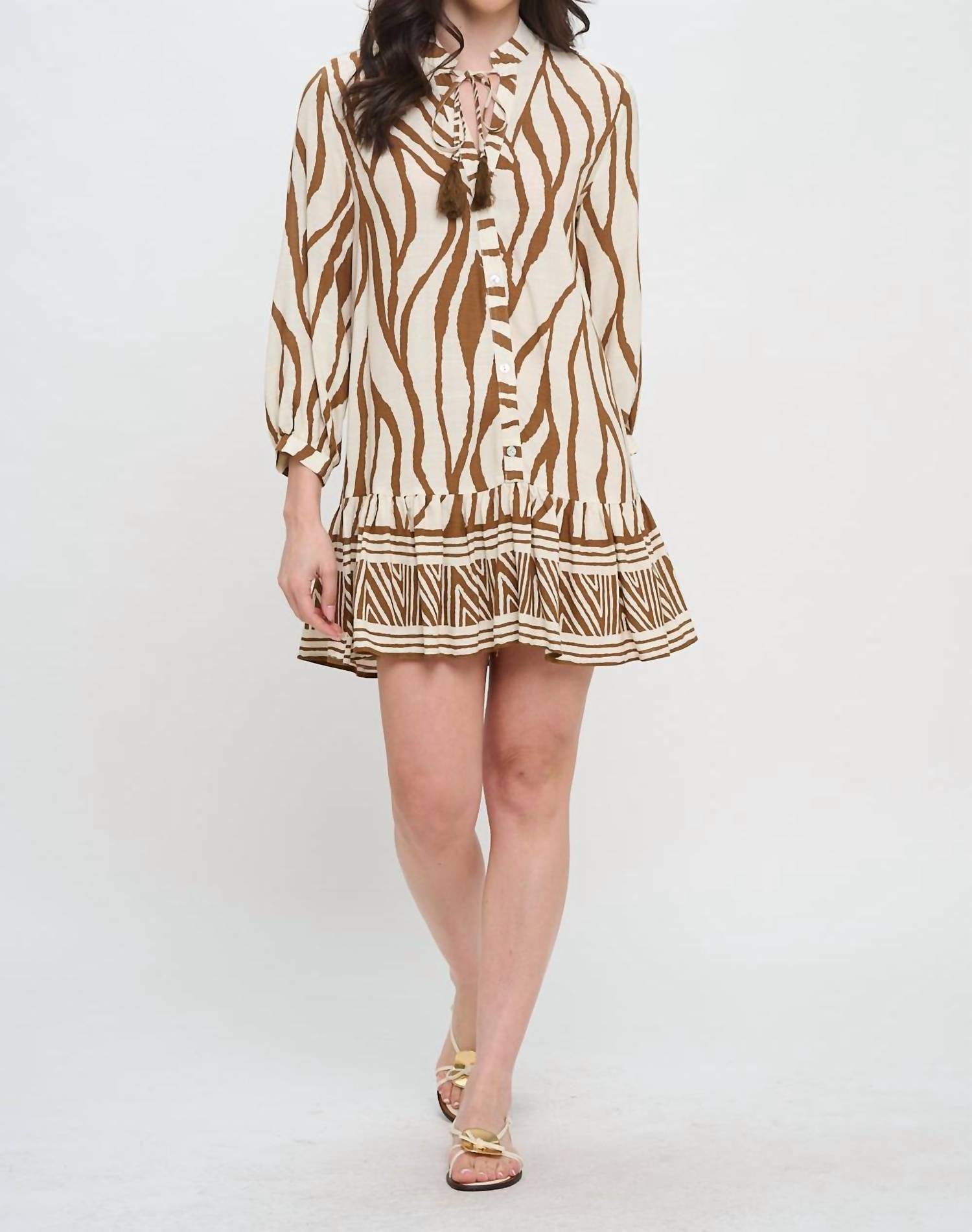Meet Me In Santorini - Sienna Mini Dress