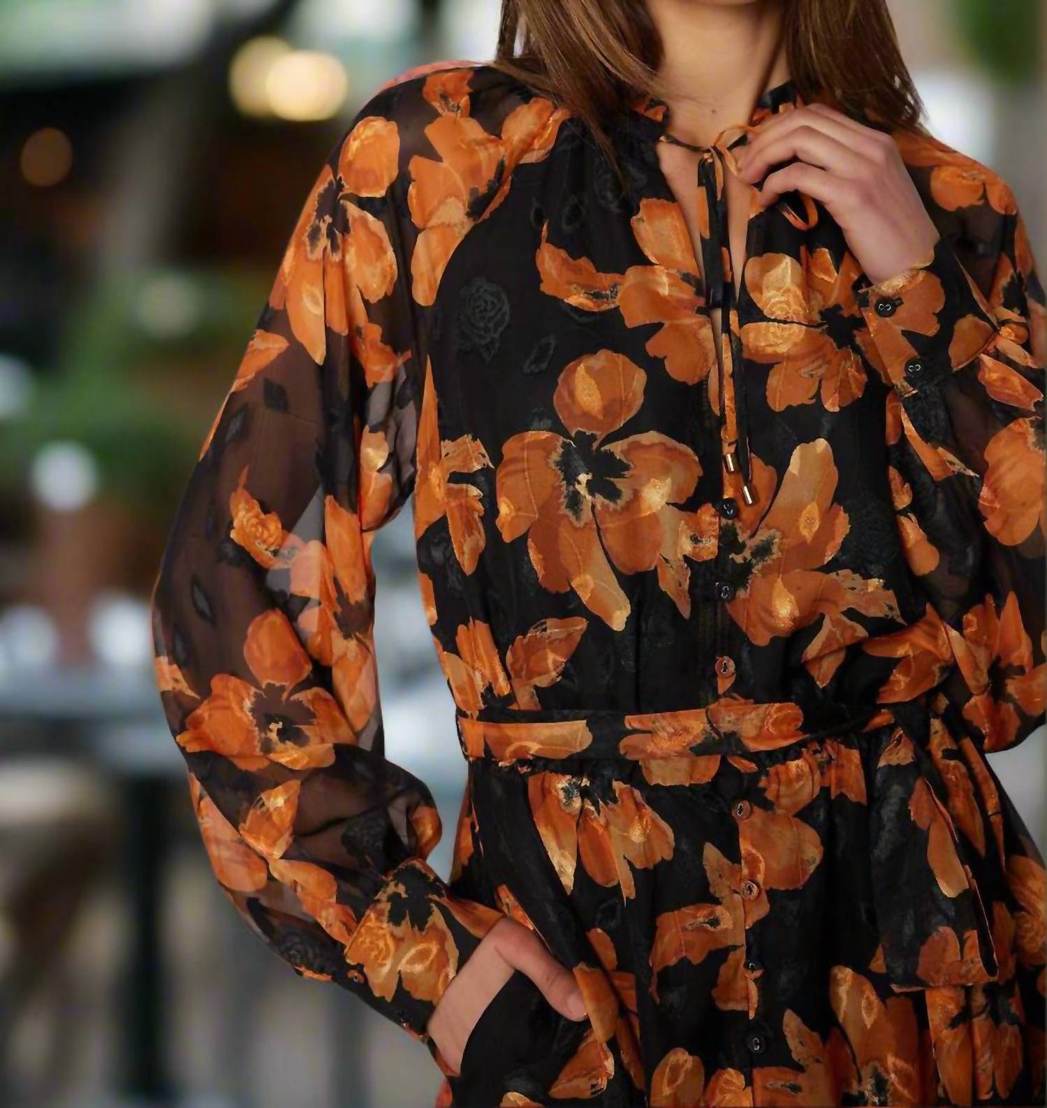 Lost + Wander - Golden Rendezvous Mini Dress