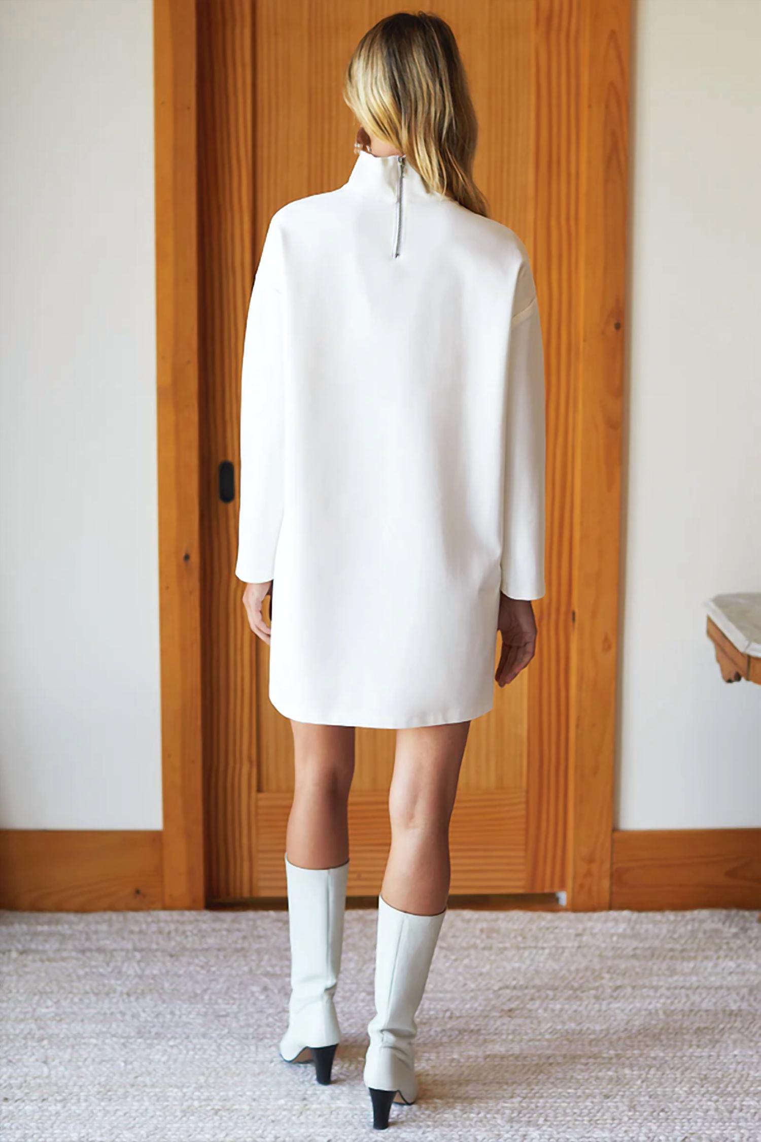 Emerson Fry - Raw Edge Turtleneck Dress