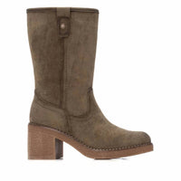 Refresh - Women's Suede Block Heel Boots