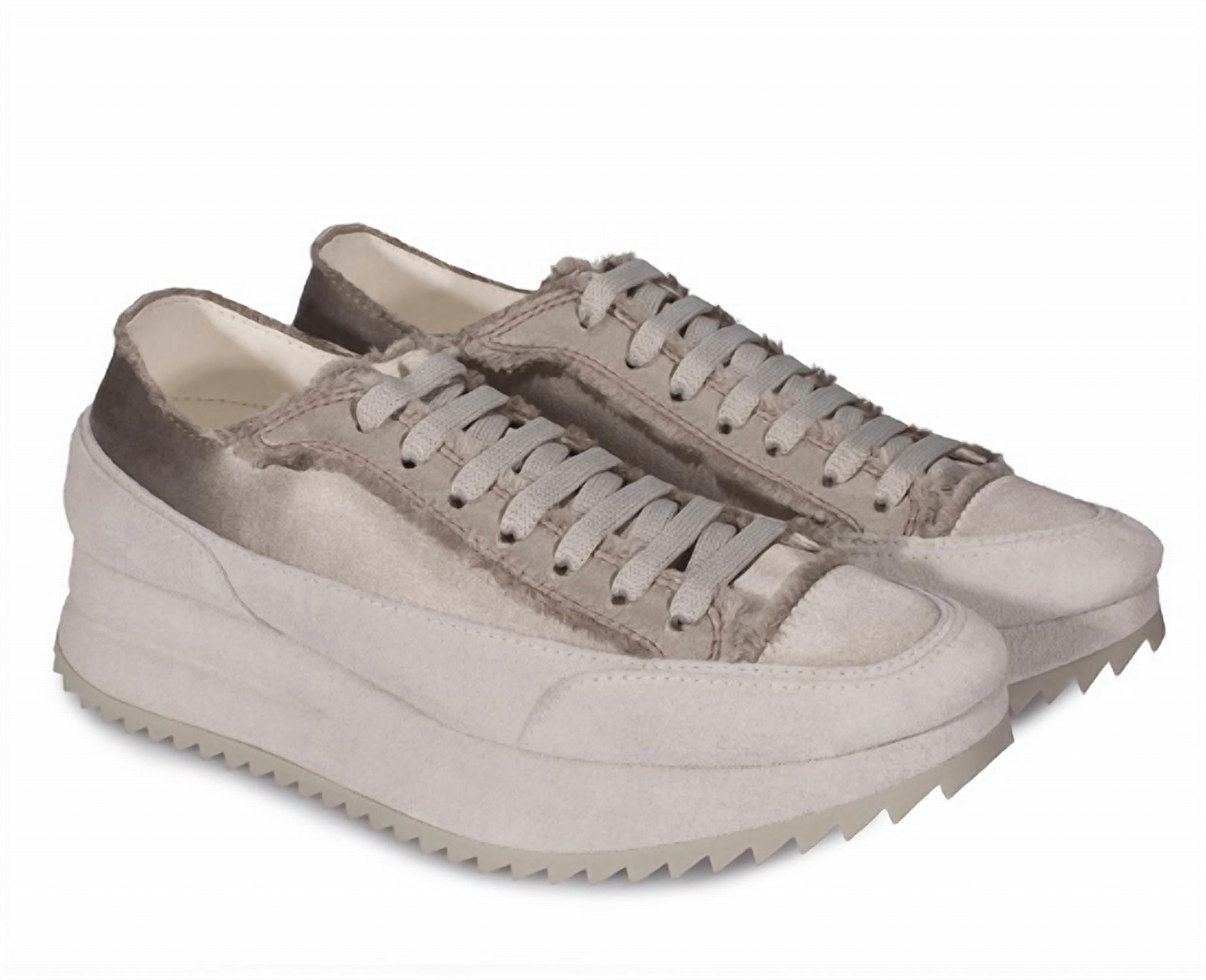 pedro garcia Women's Orella Sneakers in lentil satin - women's sneaker