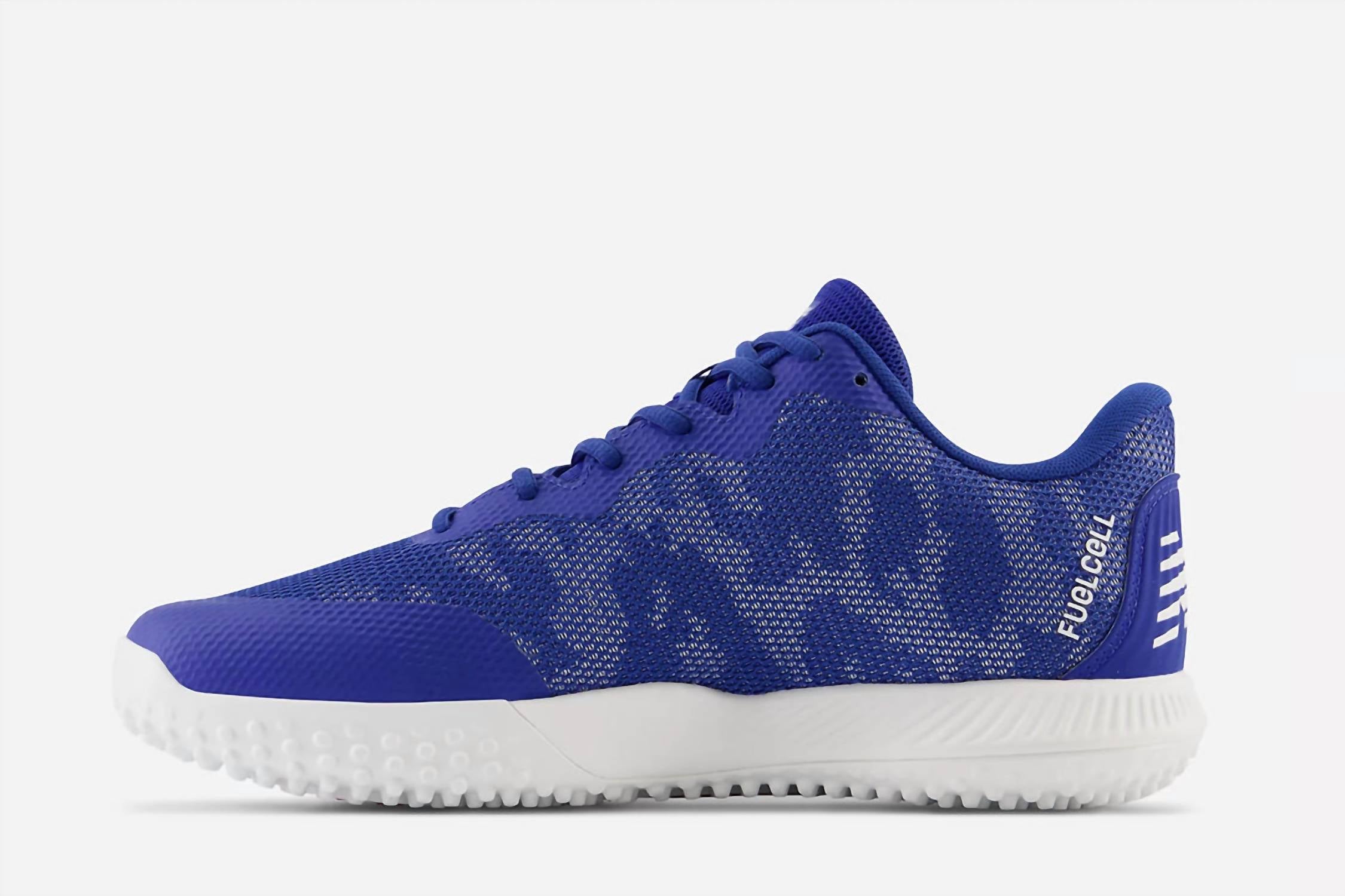 New Balance Men's Fuelcell 4040v7 Turf Trainer Shoes in royal blue - men's shoe - alternate view