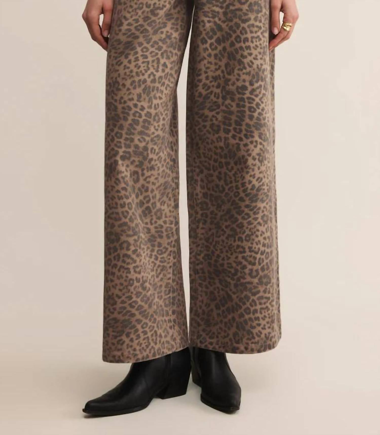 Z Supply - Marli Leopard Denim Pant