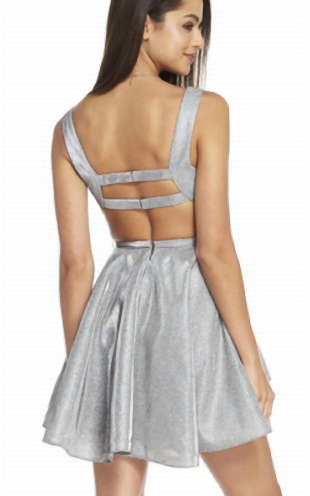 Glitter Fit and Flare Dress