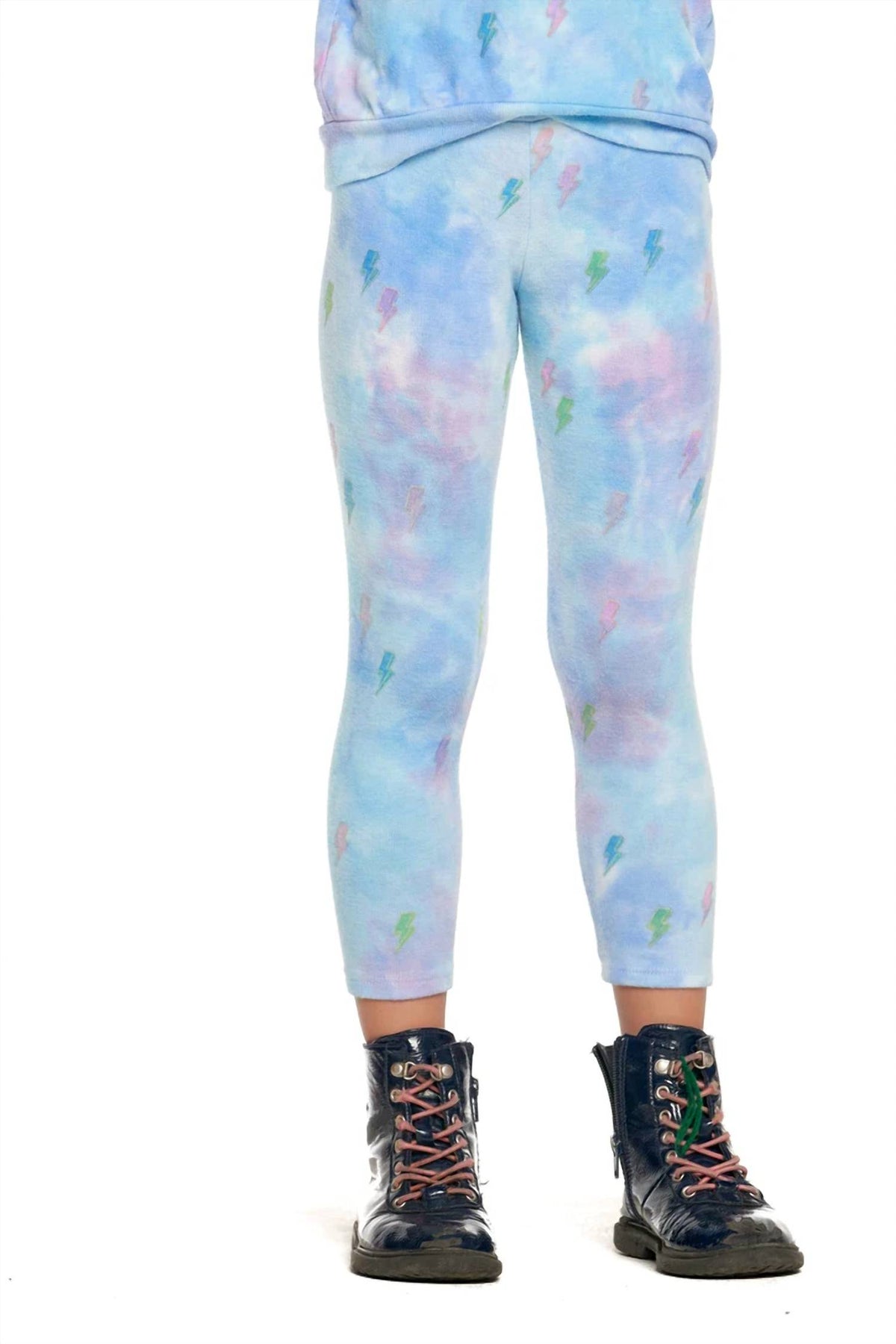 Chaser - Tie Dye Bolts Hacci Leggings
