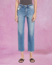 Vervet By Flying Monkey - High Rise Tapered Straight Jeans
