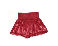 Queen Of Sparkles - Wavy High Waist Shorts