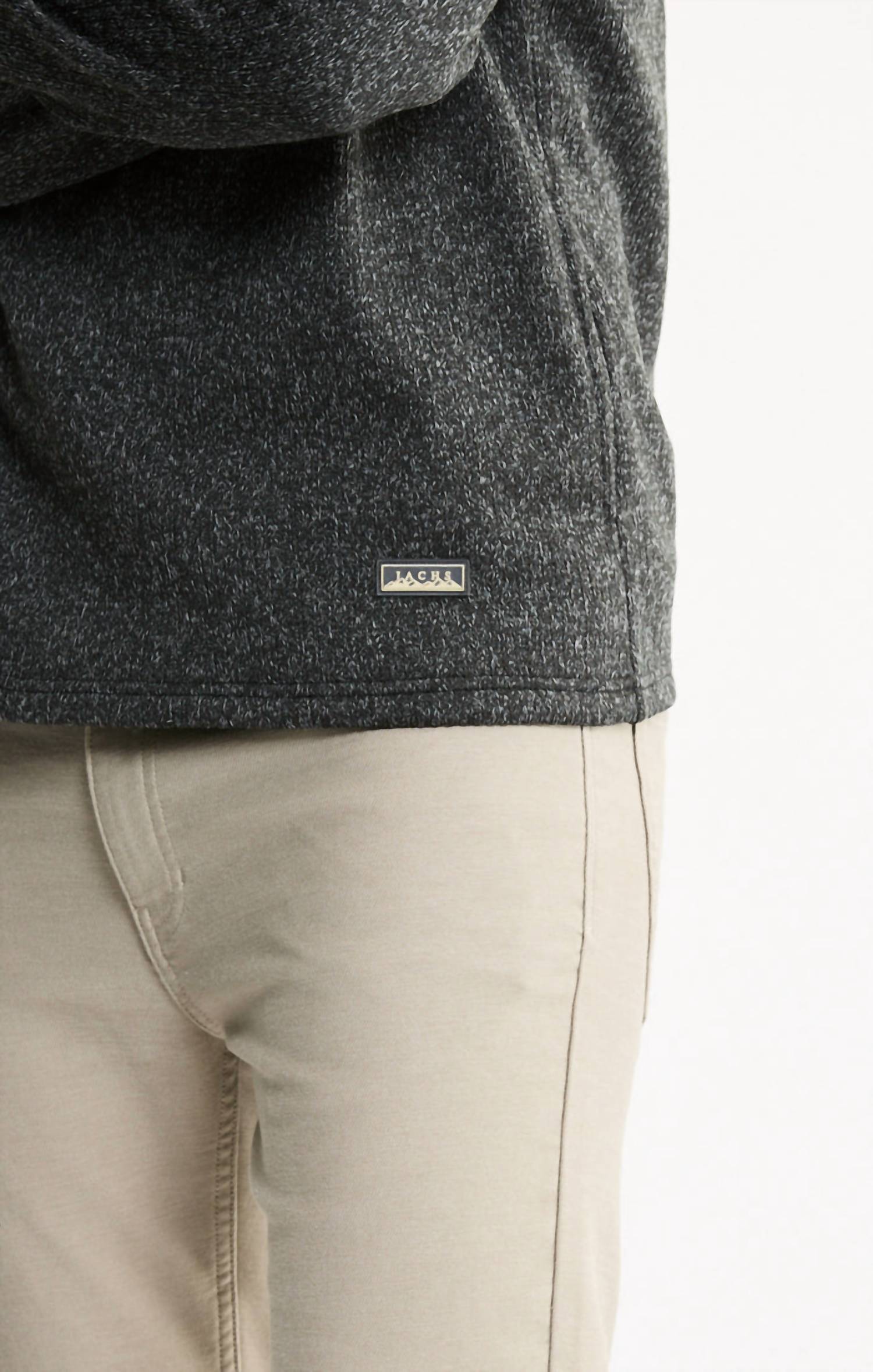 Jachs New York - Stretch Fleece Quarter Zip Pullover Sweater