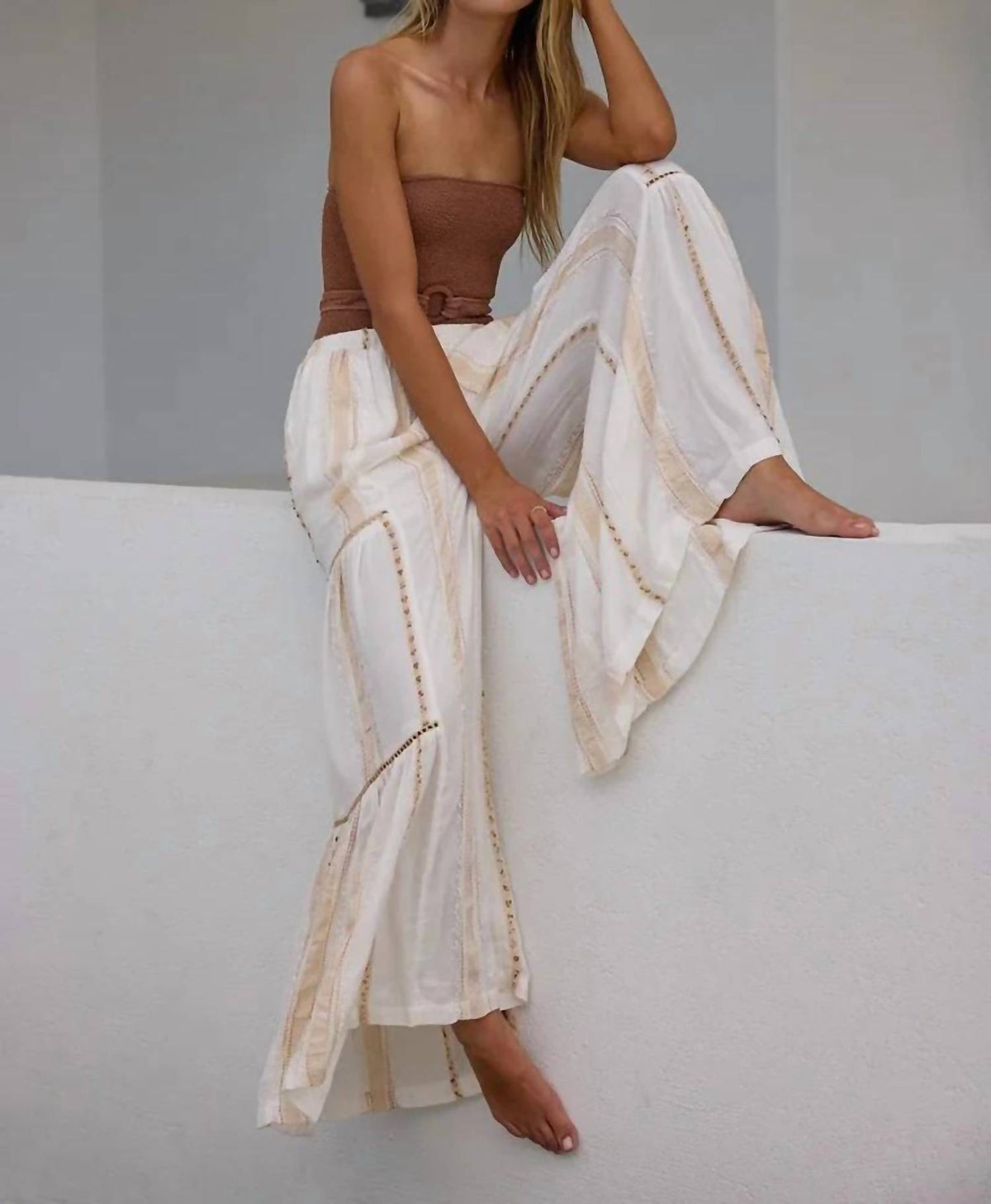 Surf Gypsy - Women's Tiered Wide Leg Pants