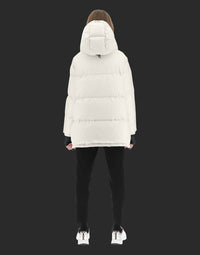 Laminar oversized coat