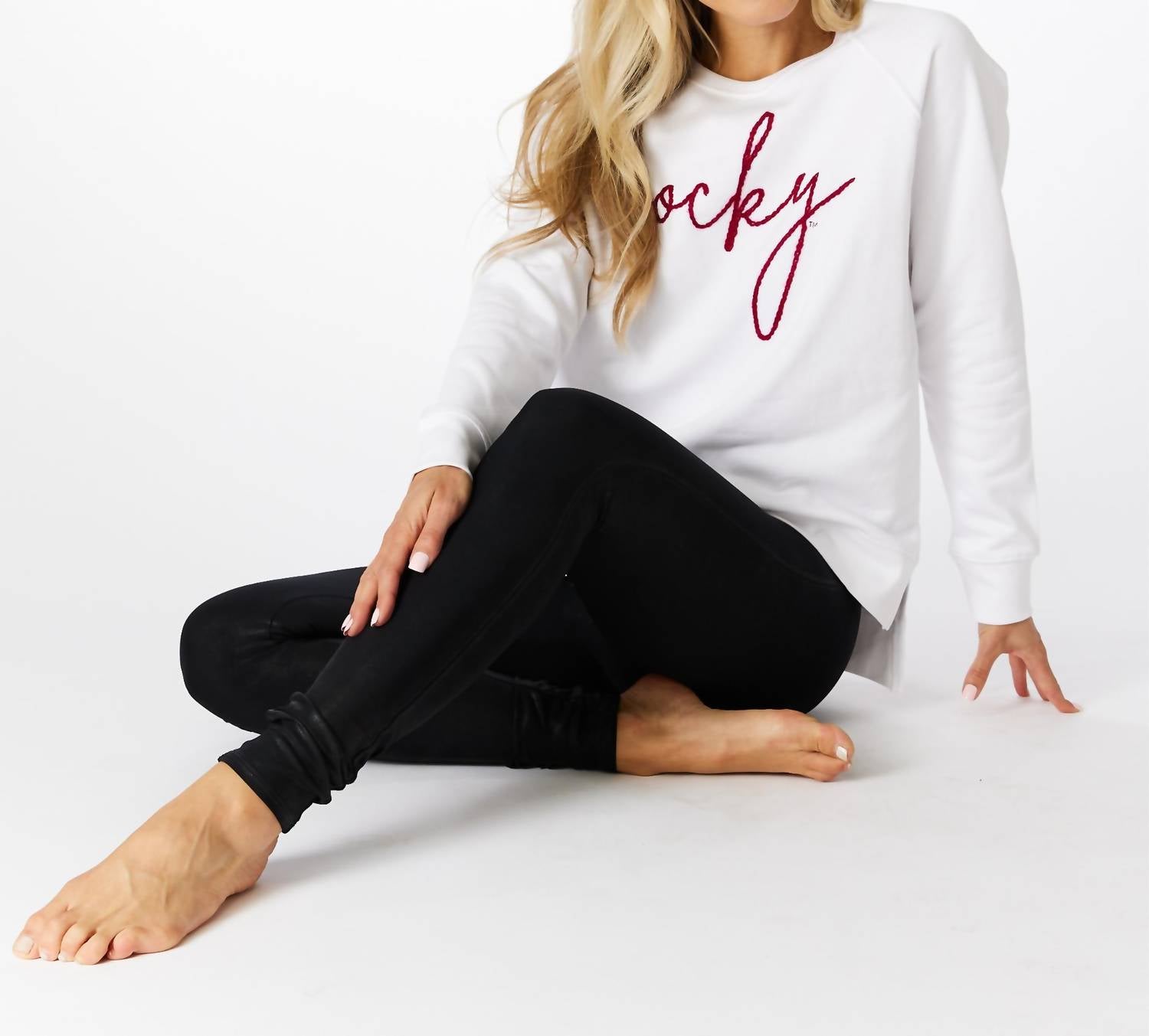 Stewart Simmons - Cocky Embroidered Long Sleeve Sweatshirt