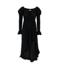 Sleeper - Juliette Shirred Asymmetric Dress