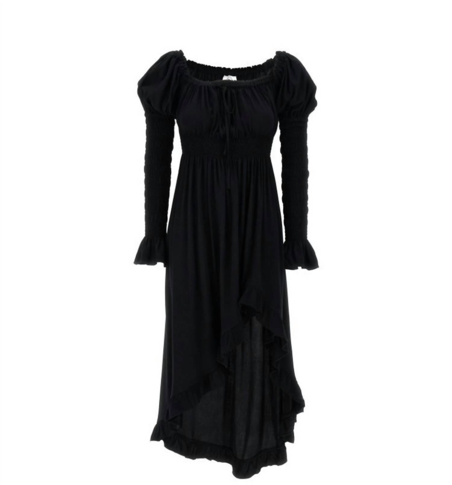 Sleeper - Juliette Shirred Asymmetric Dress