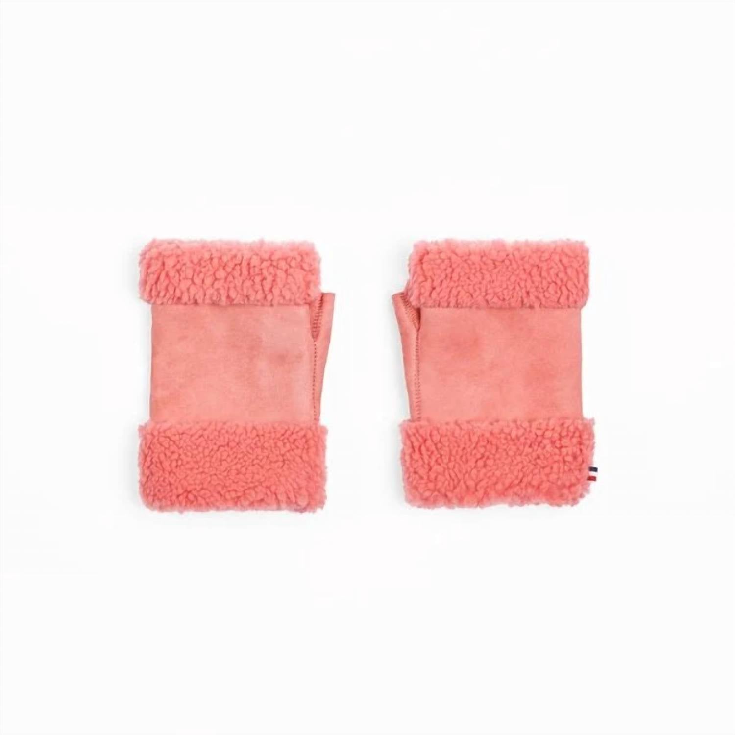 Ilda'S Sheep - Women's Fingerless Shearling Mittens