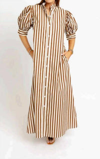 Karlie - Striped Maxi Dress