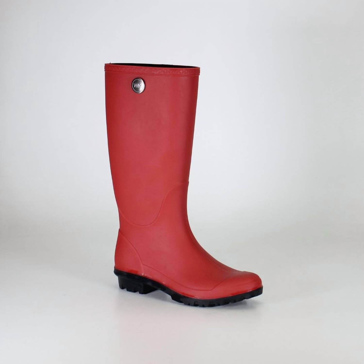 Wet Knot Women's Surrey Boot in red - women's shoe - detail view
