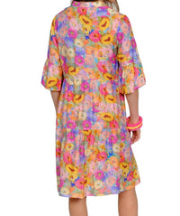 Lior - Melany Flower Flowy Dress