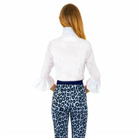 Gretchen Scott - Wash & Wear Ruffle Detail Blouse Top