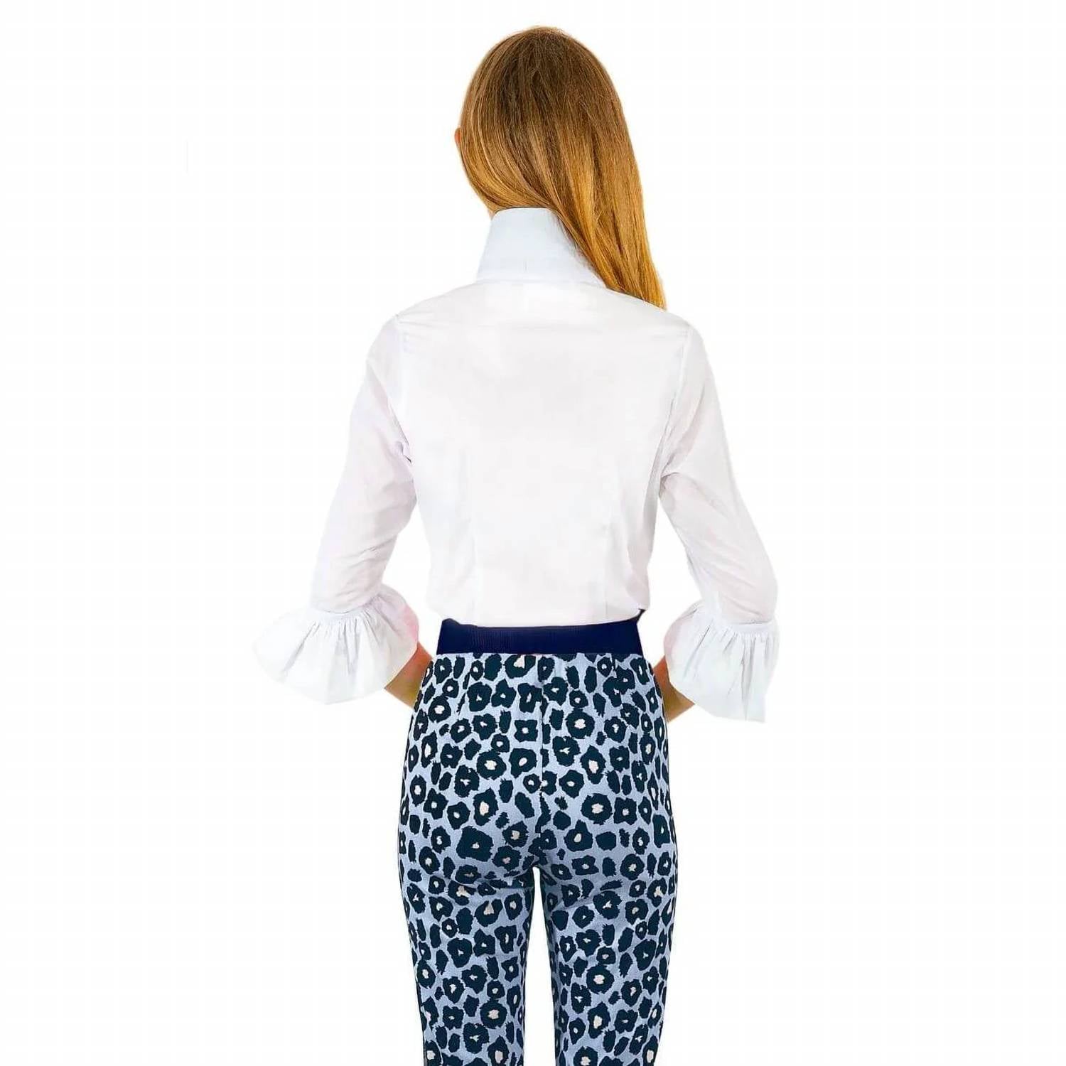 Gretchen Scott - Wash & Wear Ruffle Detail Blouse Top