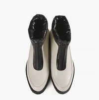 ALL BLACK Women's Zip & Puff Boots in charcoal - women's shoe - view 5