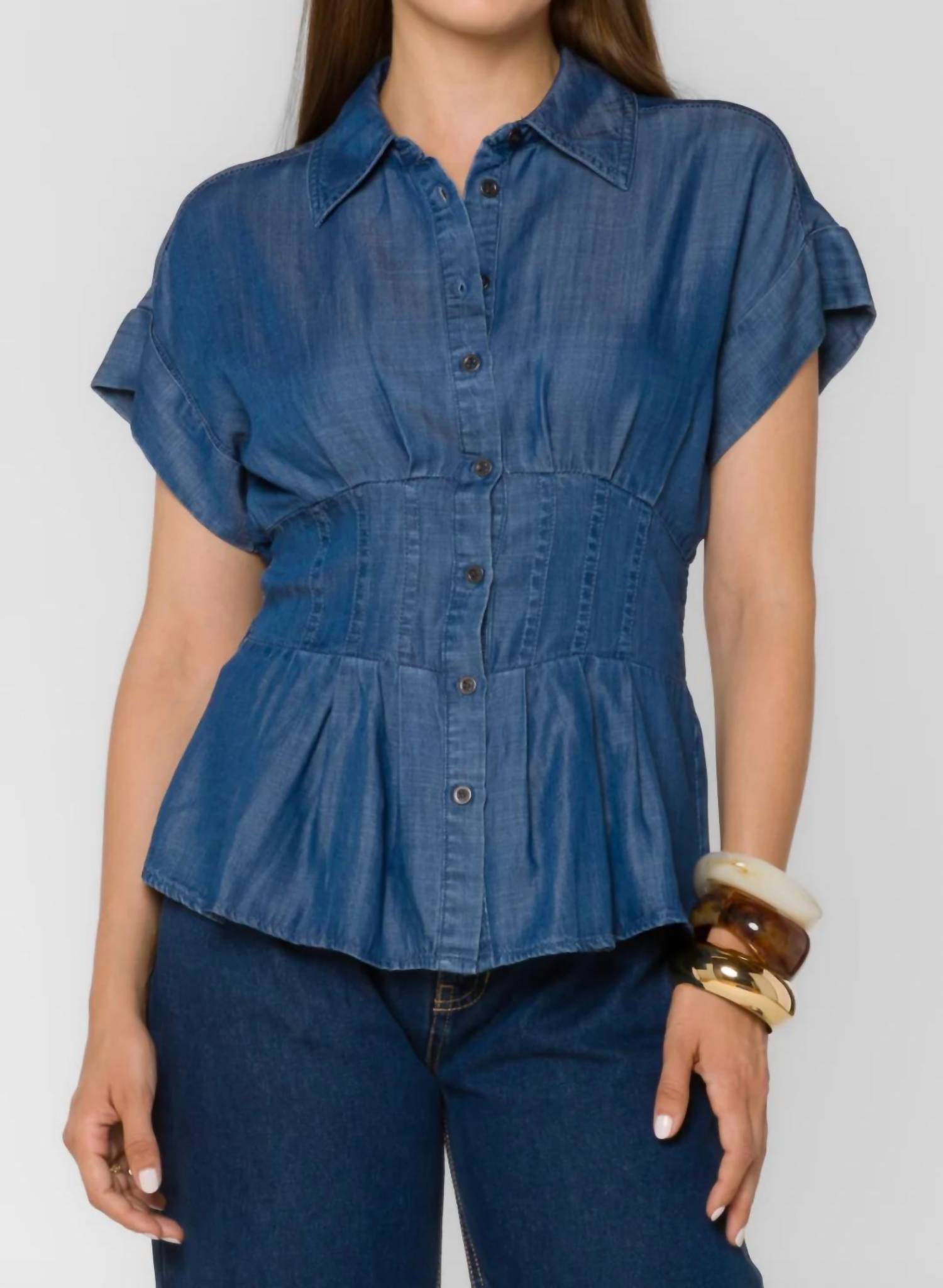 Velvet Heart - Brielle Button Down Shirt