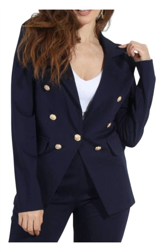 Veronica M - Button Ponti Blazer