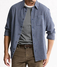 Jachs New York - Manor Twill Button-Up Flannel Shirt