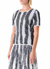 Akris Punto - 3D Scribble Knit Sweater