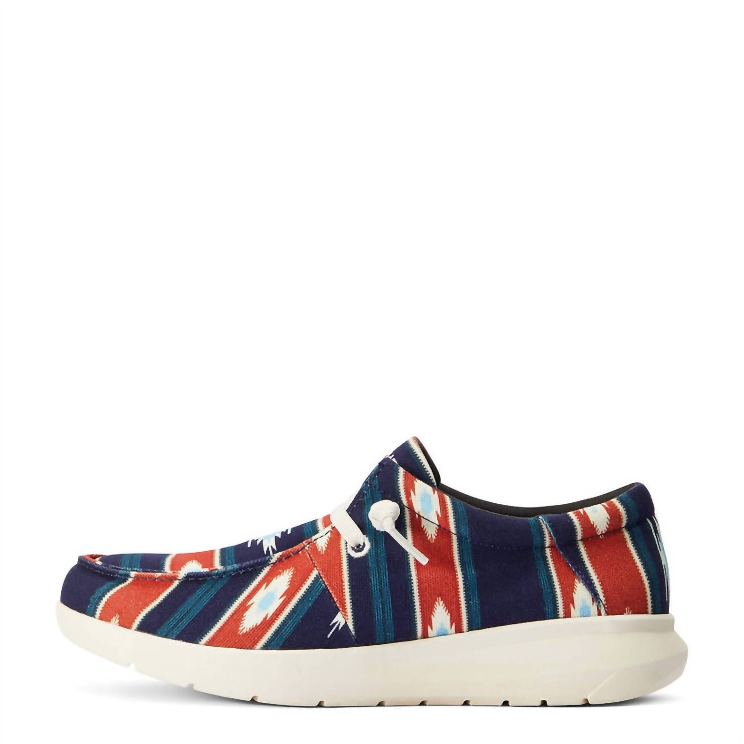 ARIAT Men's Hilo Chimayo Shoe in cristo navy - men's sneaker - detail view