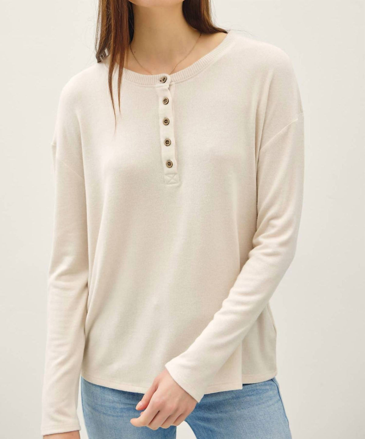 Be Cool - Sarah Hacci Henley Top