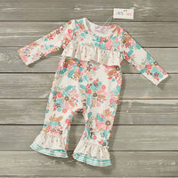 Pete + Lucy - Girls Bunch Of Flowers Romper