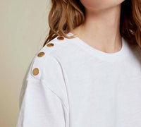 Nation Ltd - Rowan T-shirt Dress With Snaps